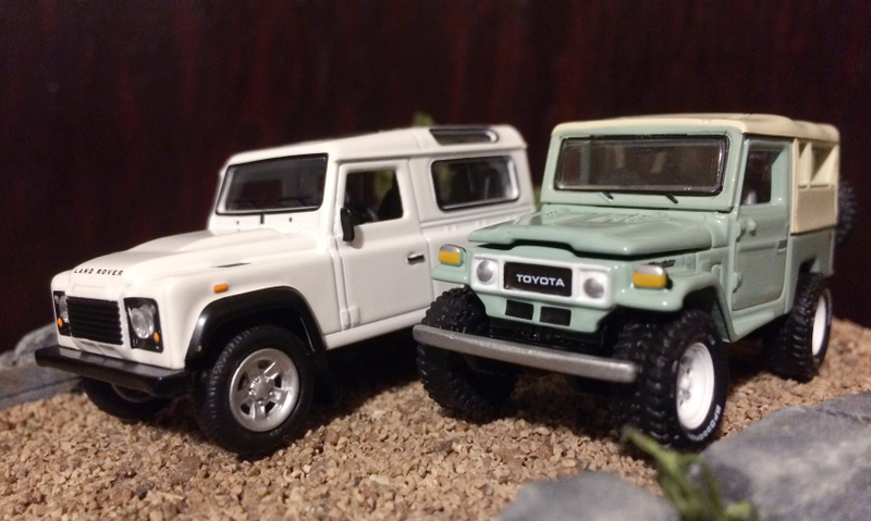 It fits right in with my Land Rover from Schuco!